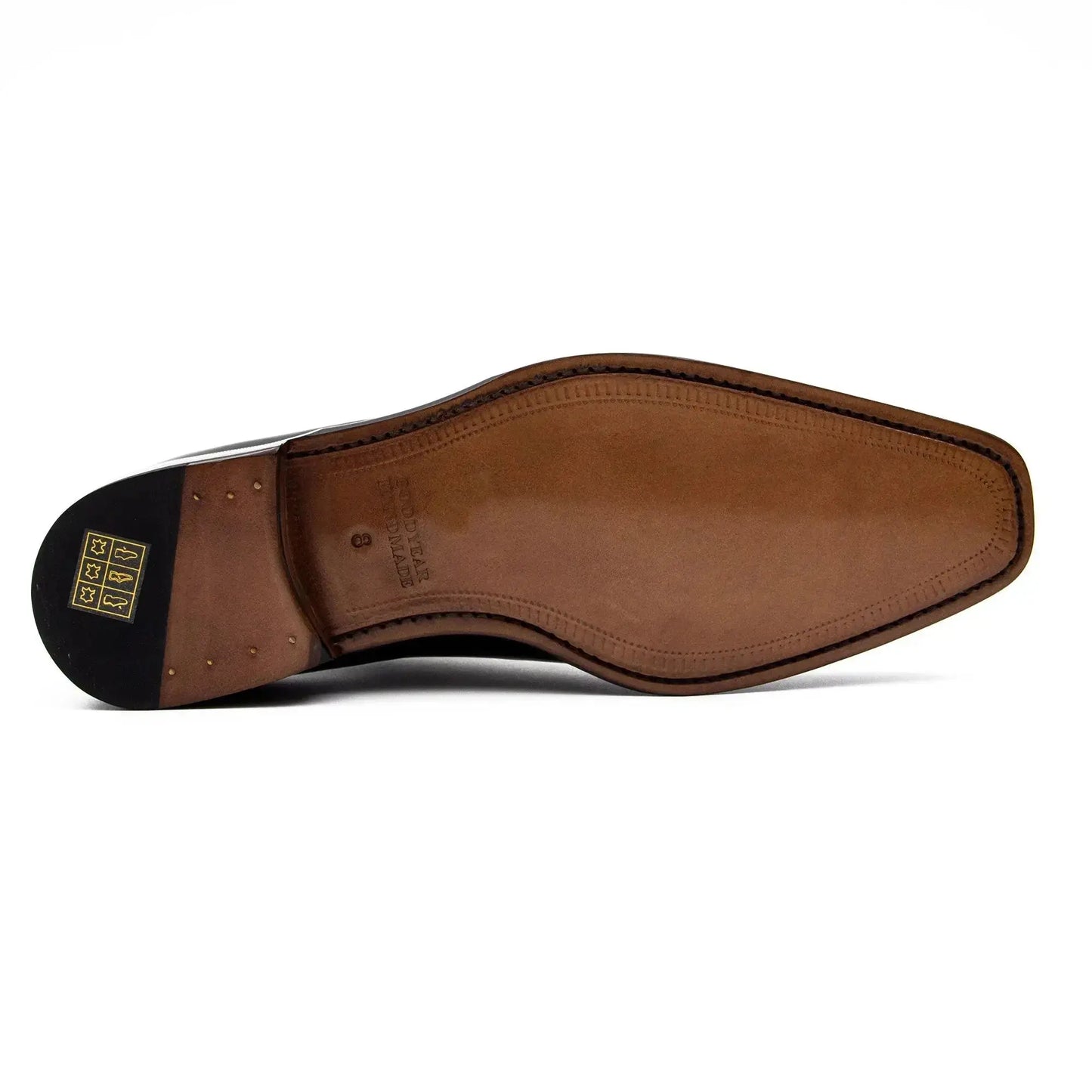 Goodyear Mens Coffee Oxford Dress Shoes Lron Gray DIVINCH