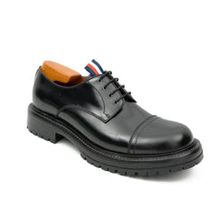 Big Cap Toe Derby shoes Black DIVINCH