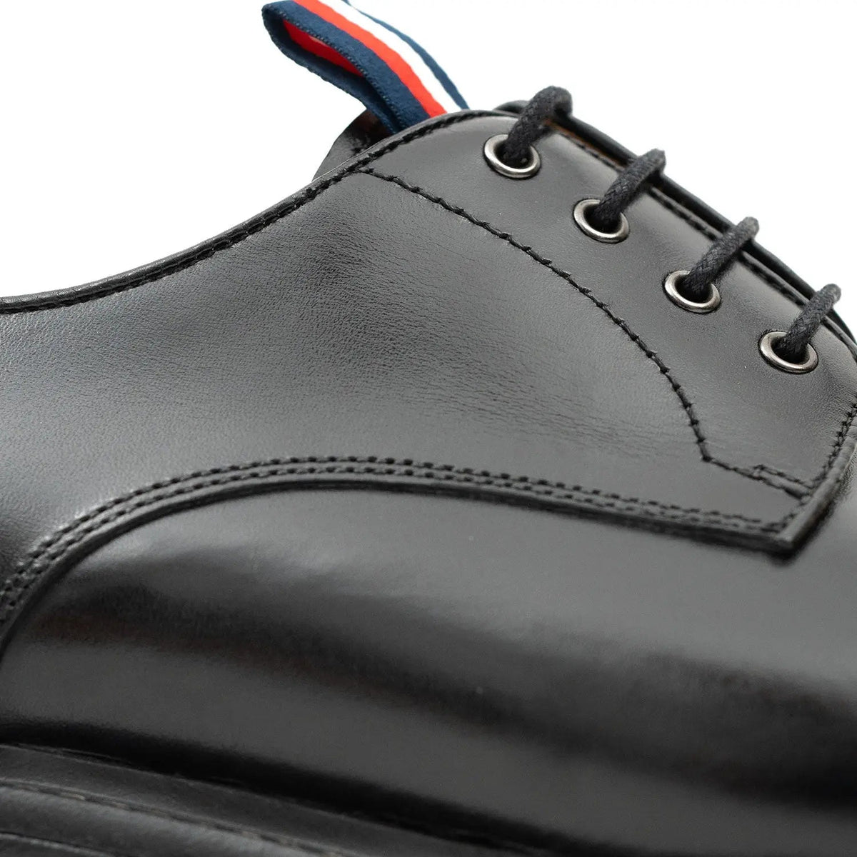 Big Cap Toe Derby shoes Black DIVINCH