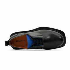 Black Blue Green Platform Derby DIVINCH