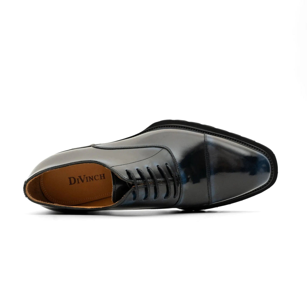 Black Blue  Lug-Sole Oxford DIVINCH