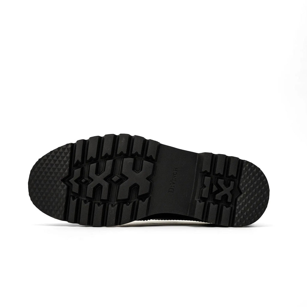 Black Brogue Lug-Sole Derby DIVINCH
