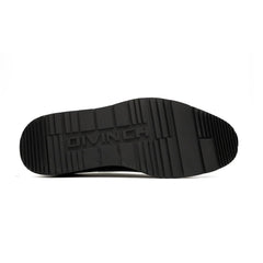 Black Plain-Toe Calf Leather Oxford Shoes