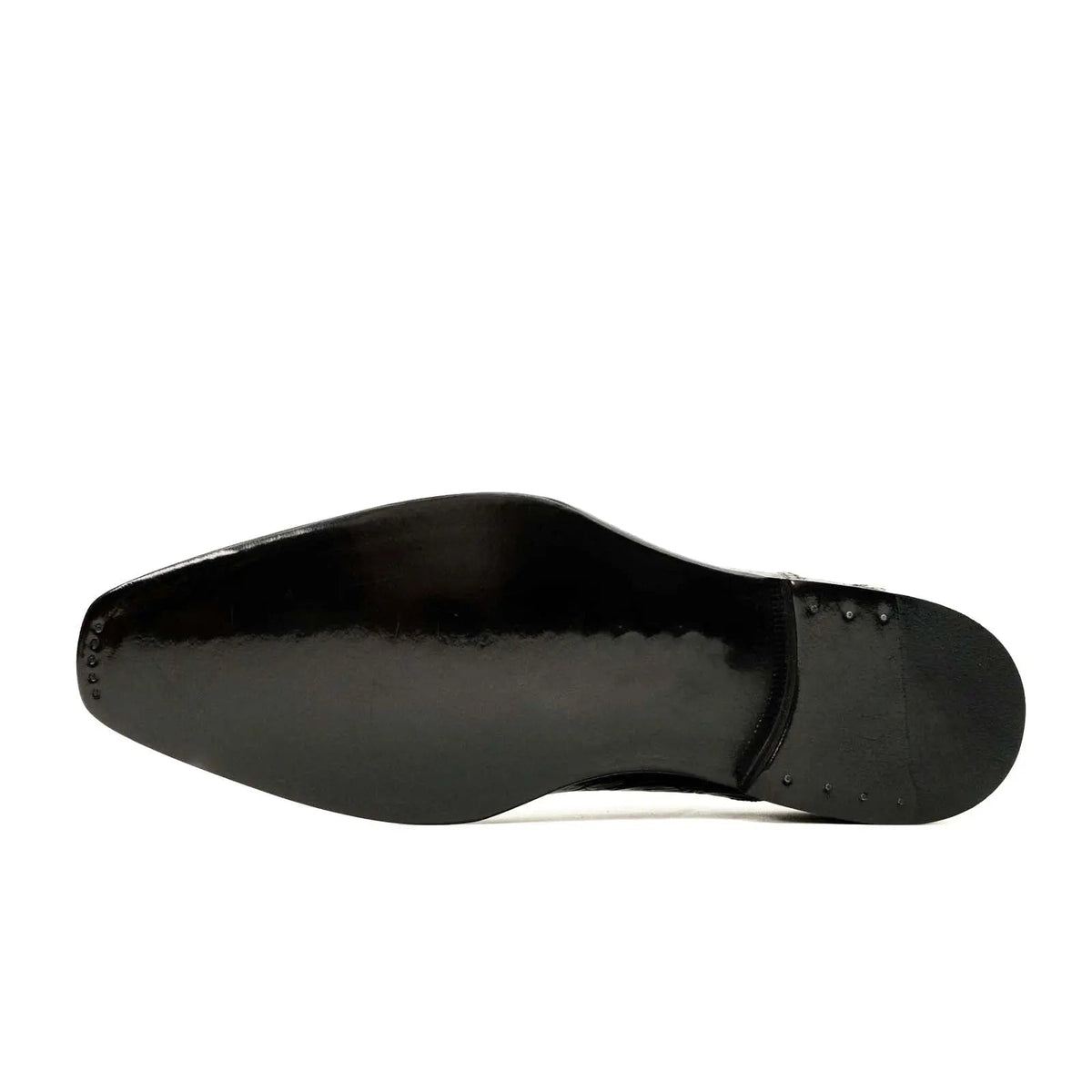 Black Crocodile-Textured Dress Shoe DIVINCH
