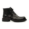Black Horsehide Chukka Combat Boots DIVINCH