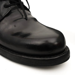 Black Horsehide Chukka Combat Boots DIVINCH
