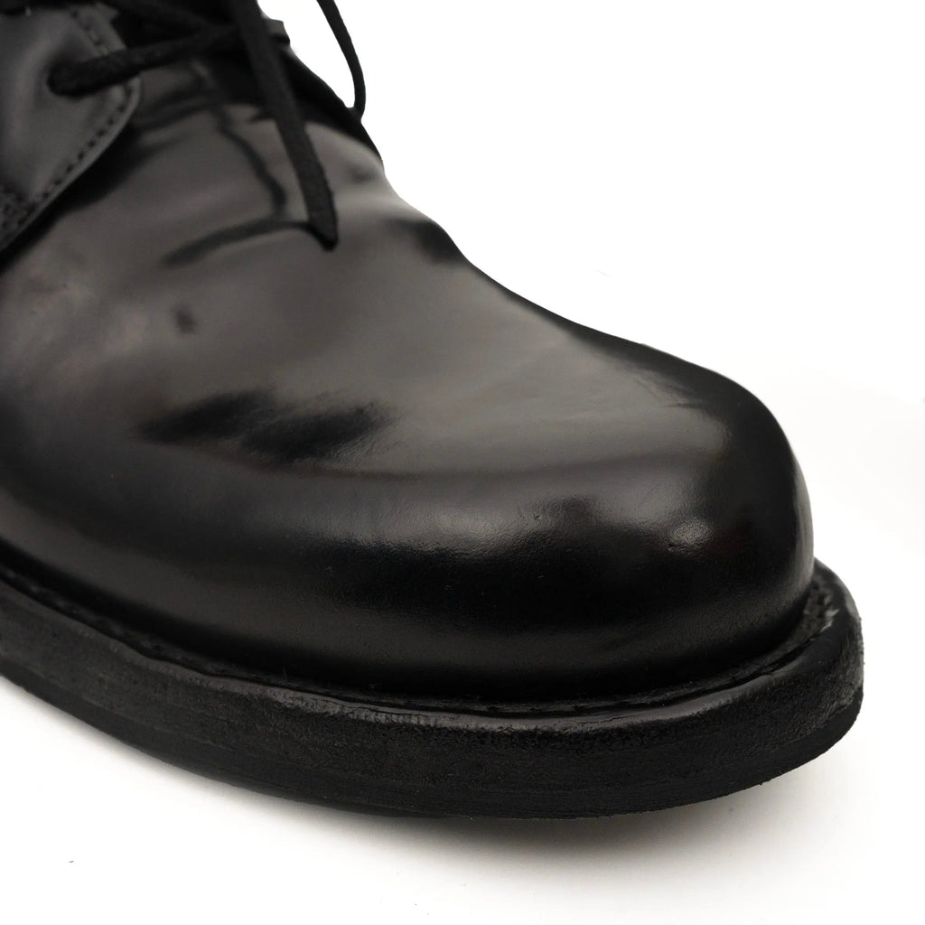 Black Horsehide Chukka Combat Boots DIVINCH
