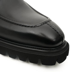 Black Lug Sole Monk Derby DIVINCH