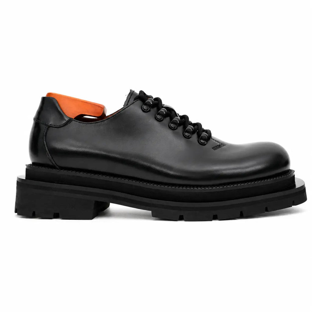 Black Platform Lug Derby DIVINCH