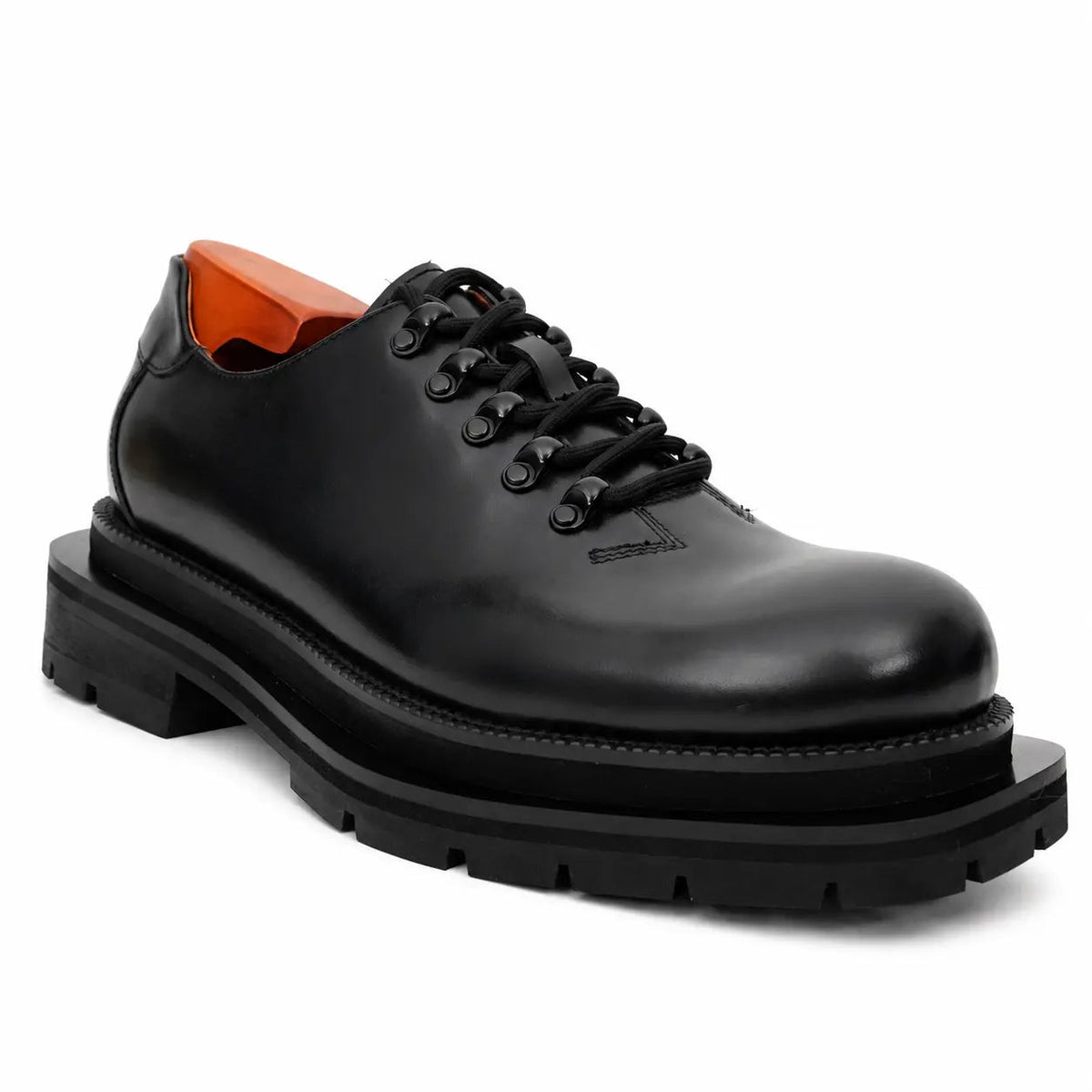 Black Platform Lug Derby DIVINCH