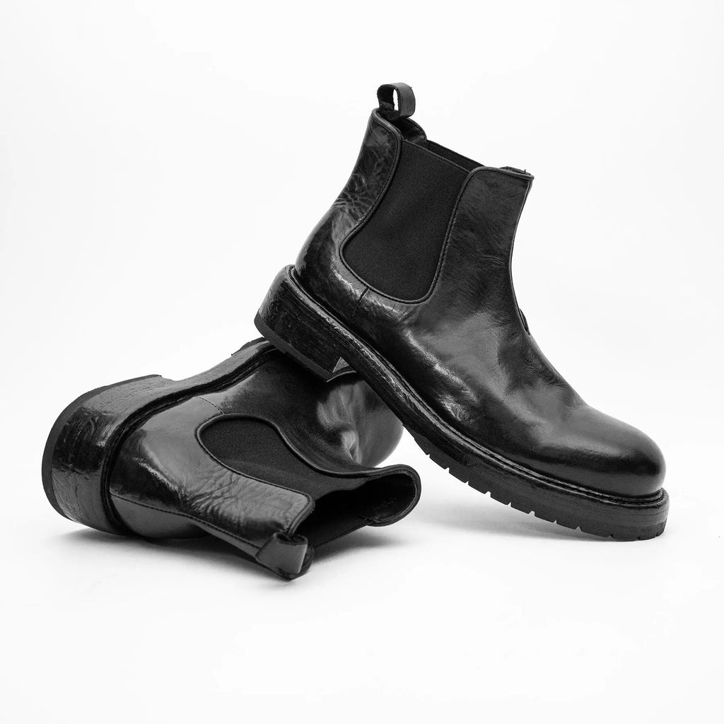 Black Washed Chelsea Boot DIVINCH