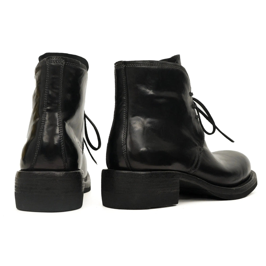 Black Washed Horse Leather Chelsea Boot DIVINCH
