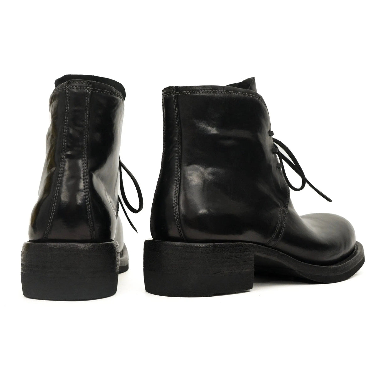 Black Washed Horse Leather Chelsea Boot DIVINCH