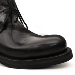 Black Washed Horse Leather Chelsea Boot DIVINCH