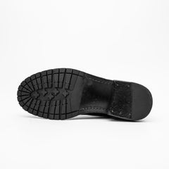 Black Washed Leather Chelsea Boot DIVINCH