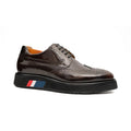 Brogue Wingtip Derby Burgundy Platform Shoe Divinch
