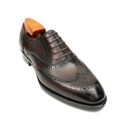 Brown Men's Goodyear Welted Brogue Leather Shoes Divinch