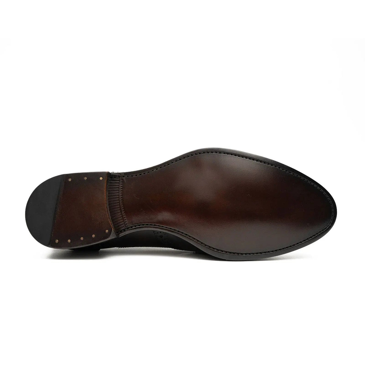 Brown Men's Goodyear Welted Brogue Leather Shoes Divinch