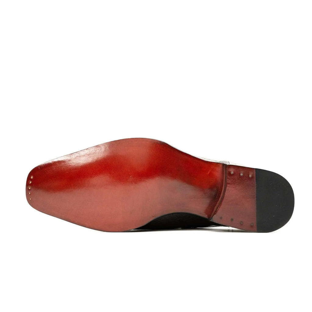 Burgundy Backless Monk Mule DIVINCH