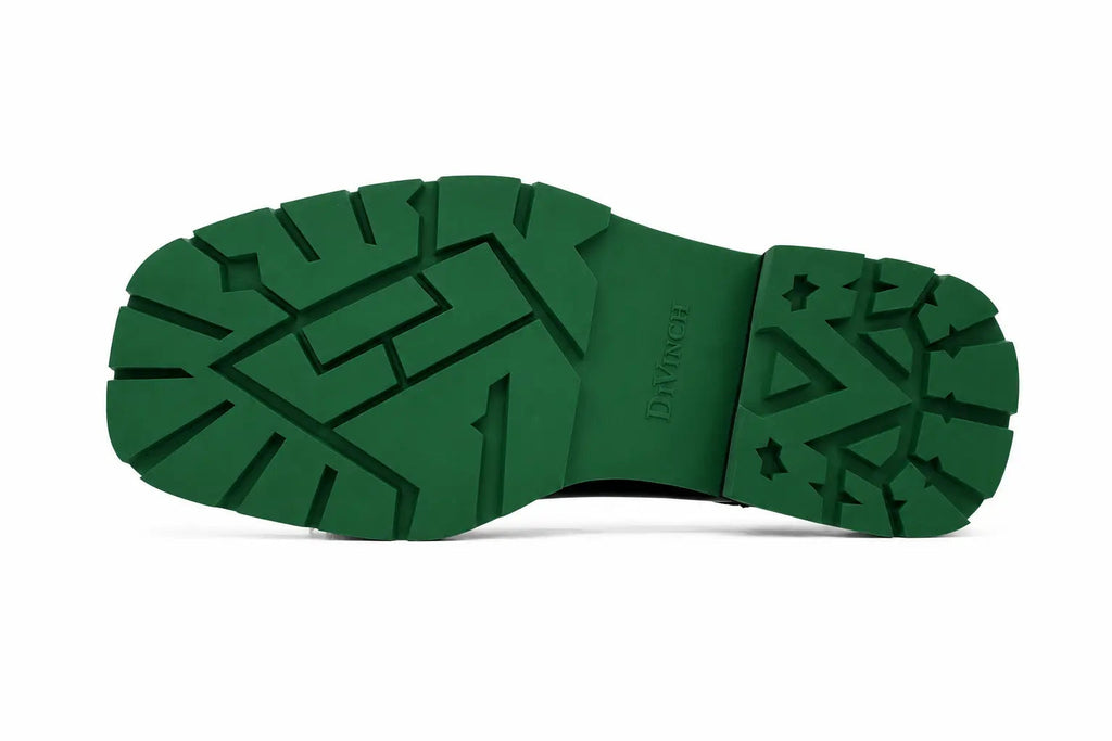 Burnished Brown Green-Sole Derby DIVINCH
