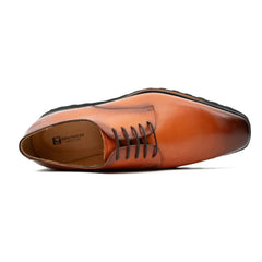 Calf leather business dress derby shoes Brown Divinch