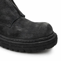 DIVINCH 5101B charcoal black toe and welt detail