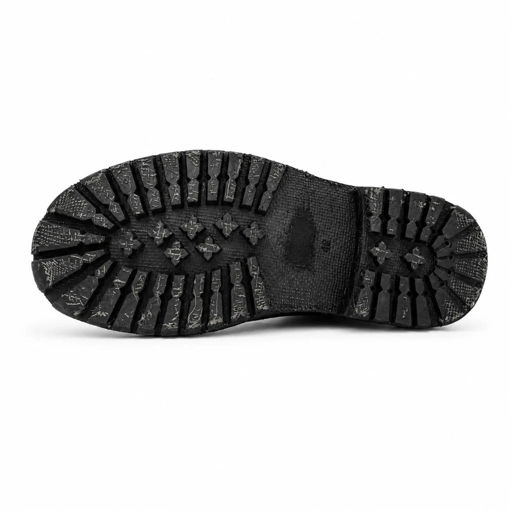 DIVINCH 5101B charcoal black rugged lug sole view