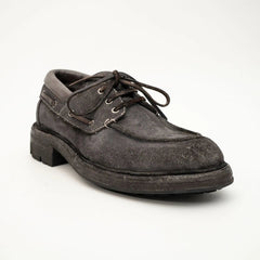 Charcoal Washed Horse Leather Casual Shoe DIVINCH