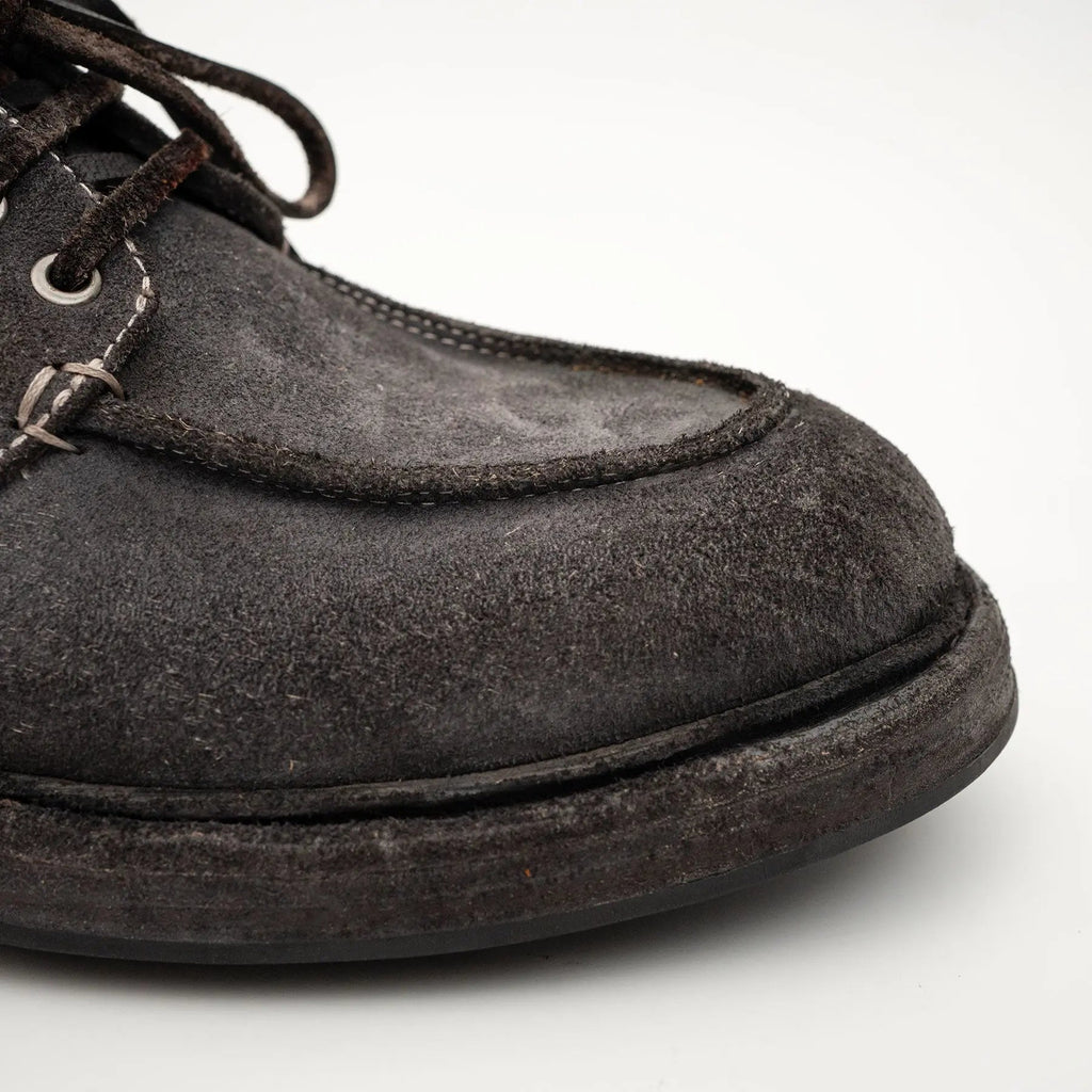 Charcoal Washed Horse Leather Casual Shoe DIVINCH