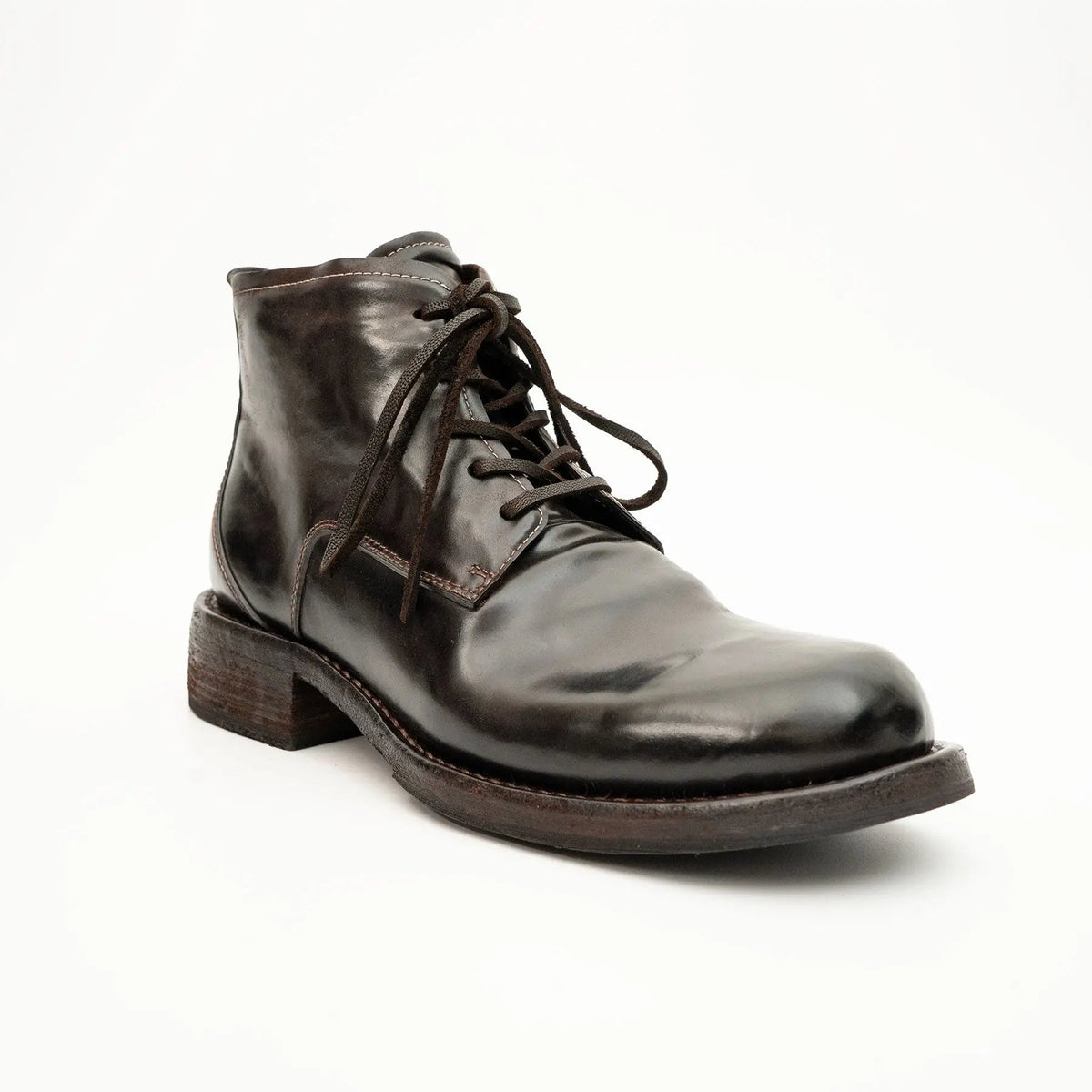 Coffee Washed Horse Leather Chukka Shoe DIVINCH