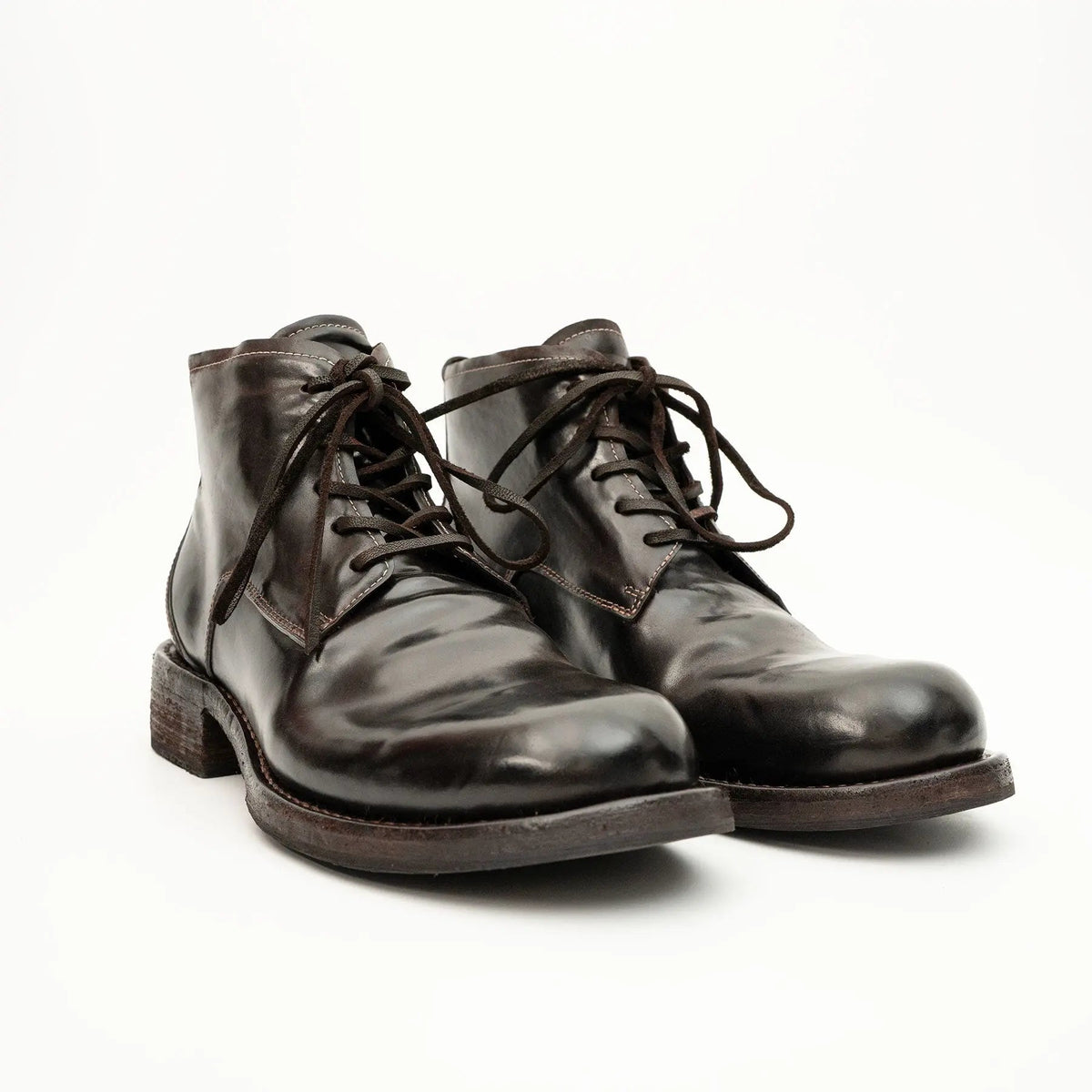 Coffee Washed Horse Leather Chukka Shoe DIVINCH