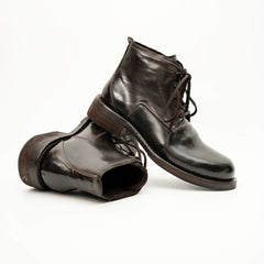 Coffee Washed Horse Leather Chukka Shoe DIVINCH