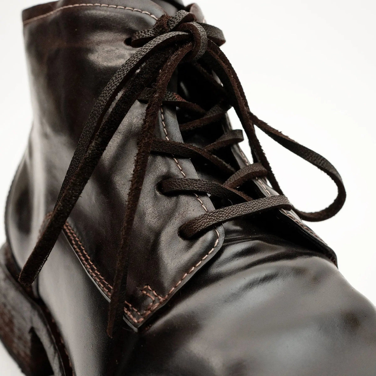 Coffee Washed Horse Leather Chukka Shoe DIVINCH