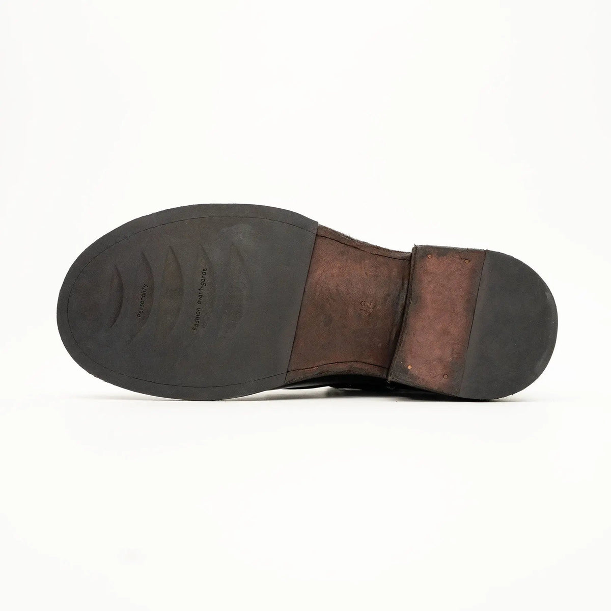 Coffee Washed Horse Leather Chukka Shoe DIVINCH