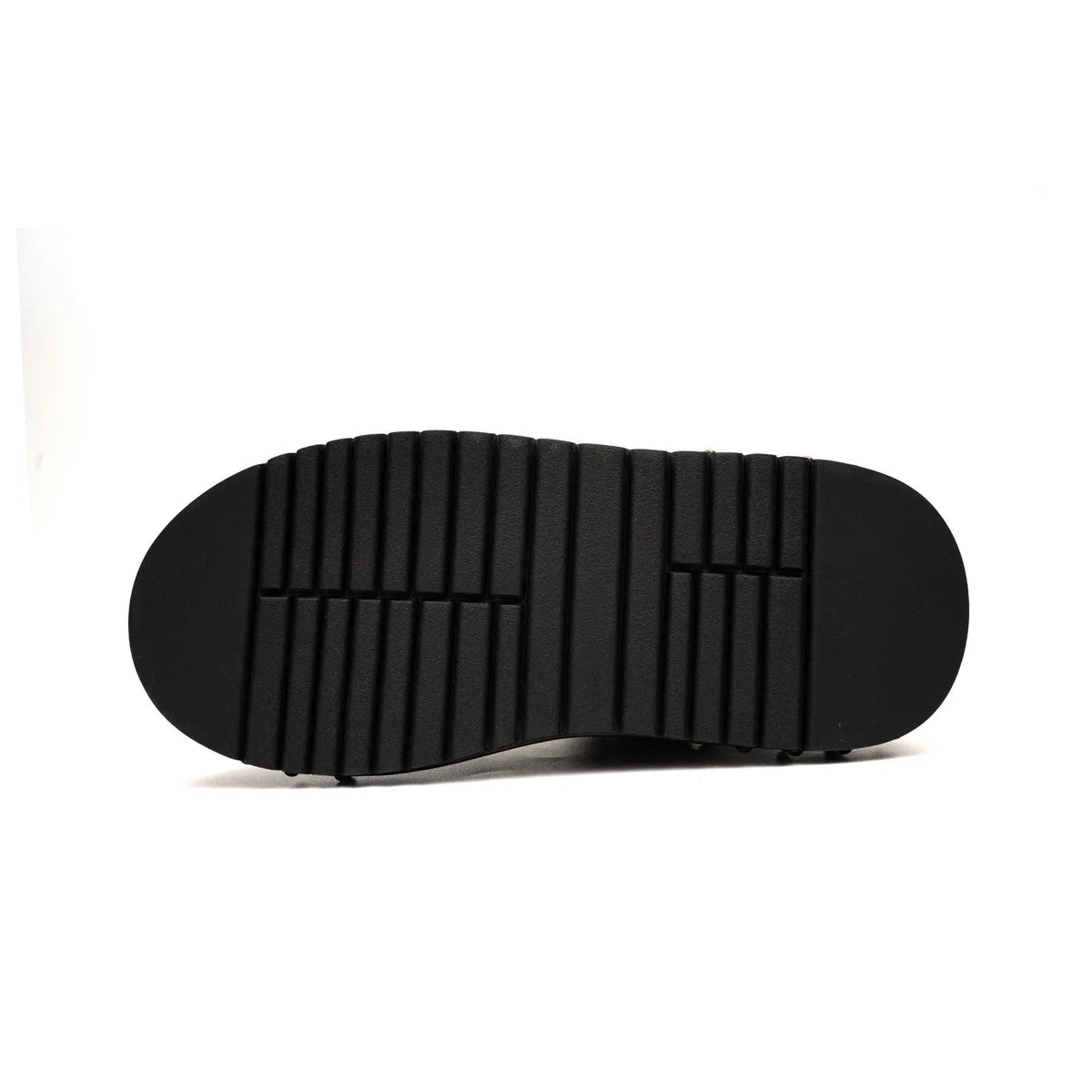 Brown Studded Textured Platform Sneaker