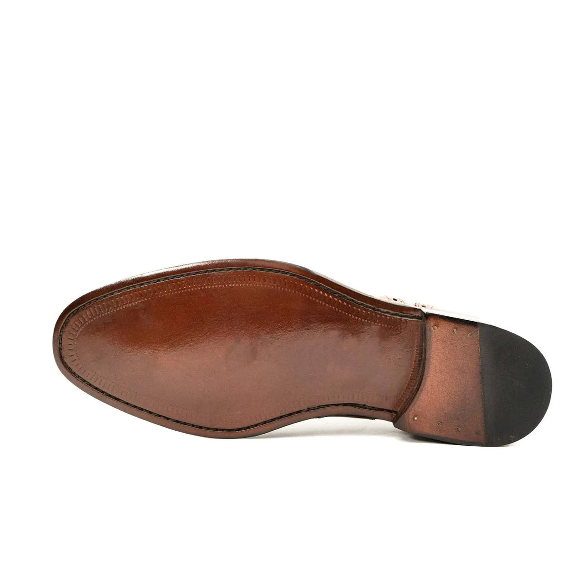Cognac Wingtip Brogue Oxford DIVINCH