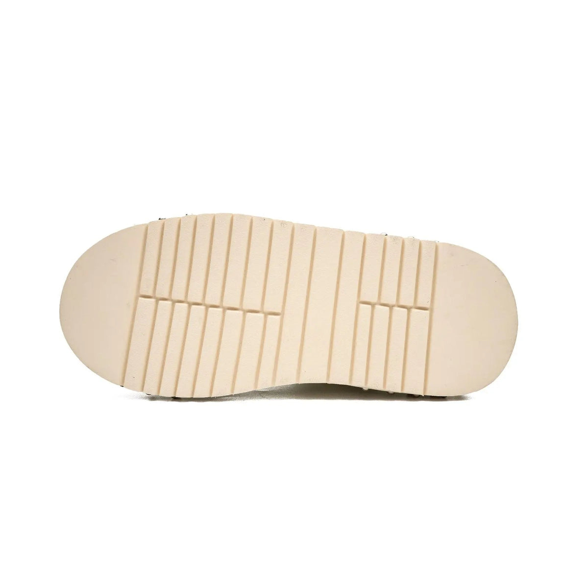Ivory Platform Sneaker with Silver-Tone Stud Rows