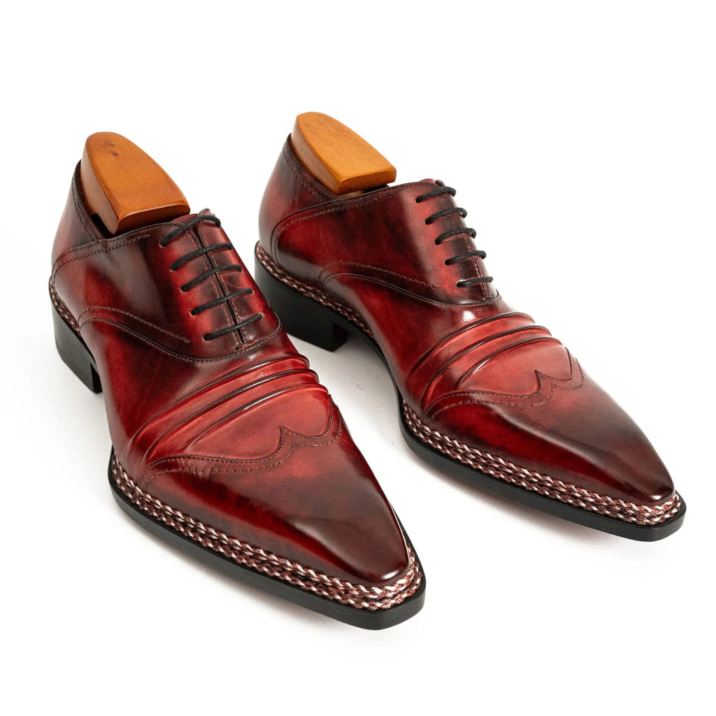 Crimson Norwegian Stitch Oxford DIVINCH