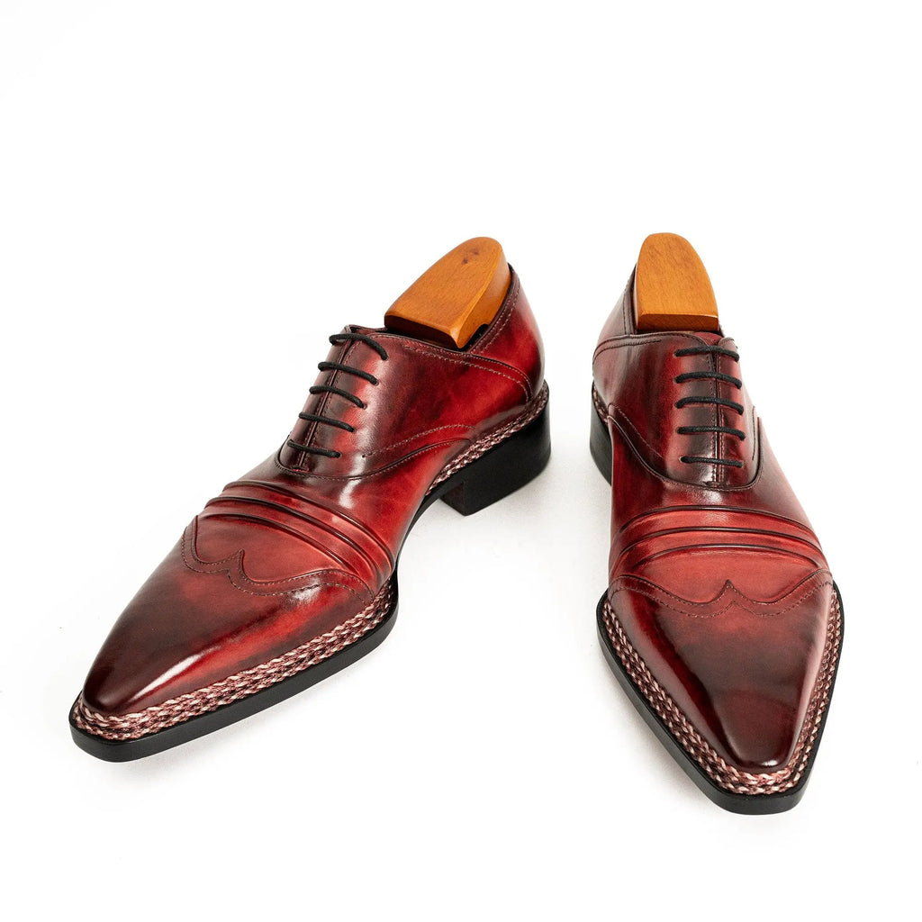 Crimson Norwegian Stitch Oxford DIVINCH