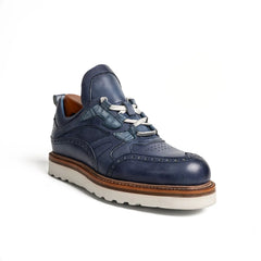 Crocodile Detail Brogue XL Sneakers Divinch