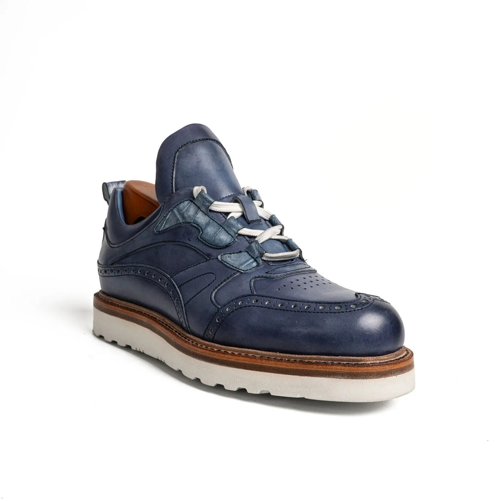 Crocodile Detail Brogue XL Sneakers Divinch