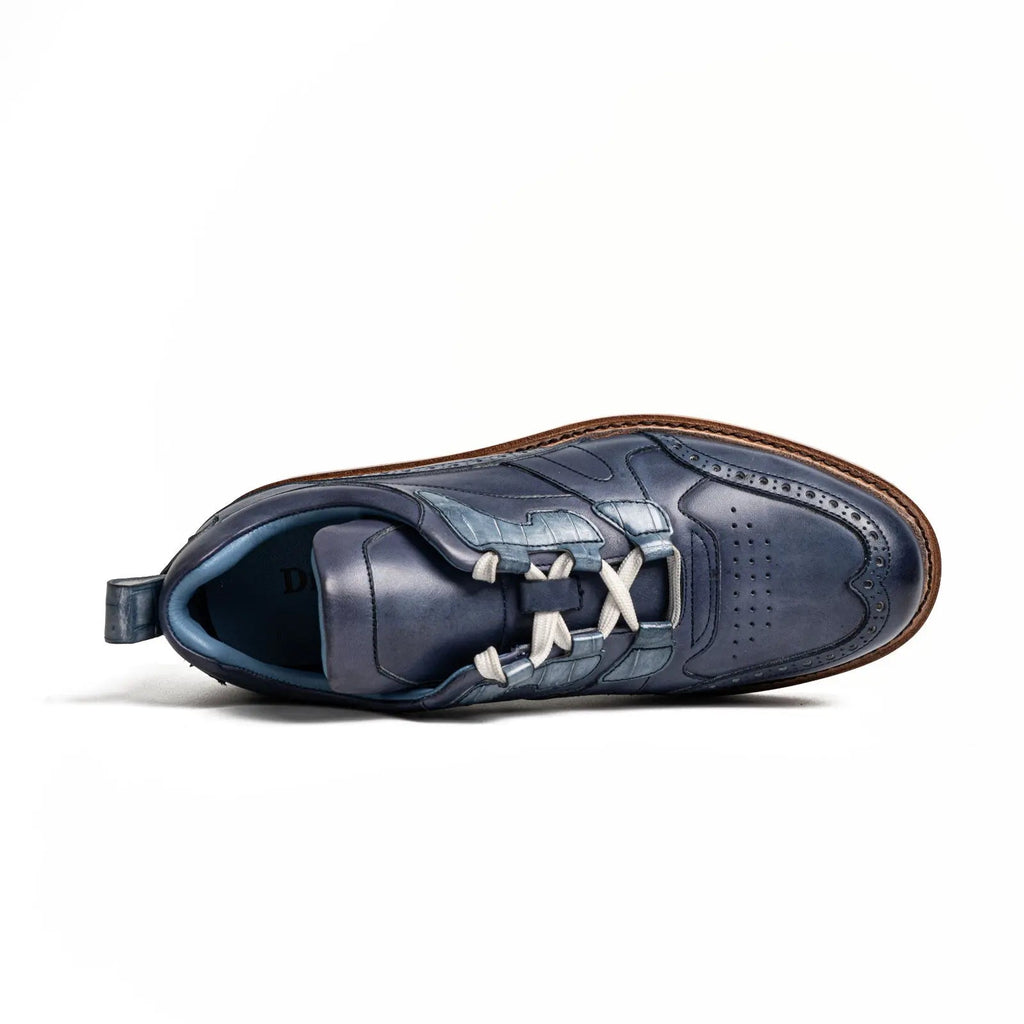 Crocodile Detail Brogue XL Sneakers Divinch