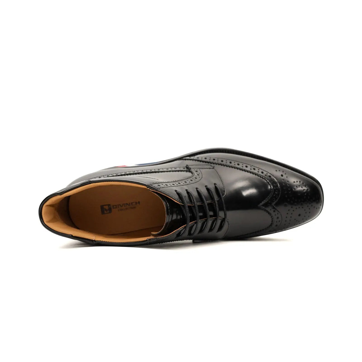DIVINCH Black Patent Brogue Bootie DIVINCH
