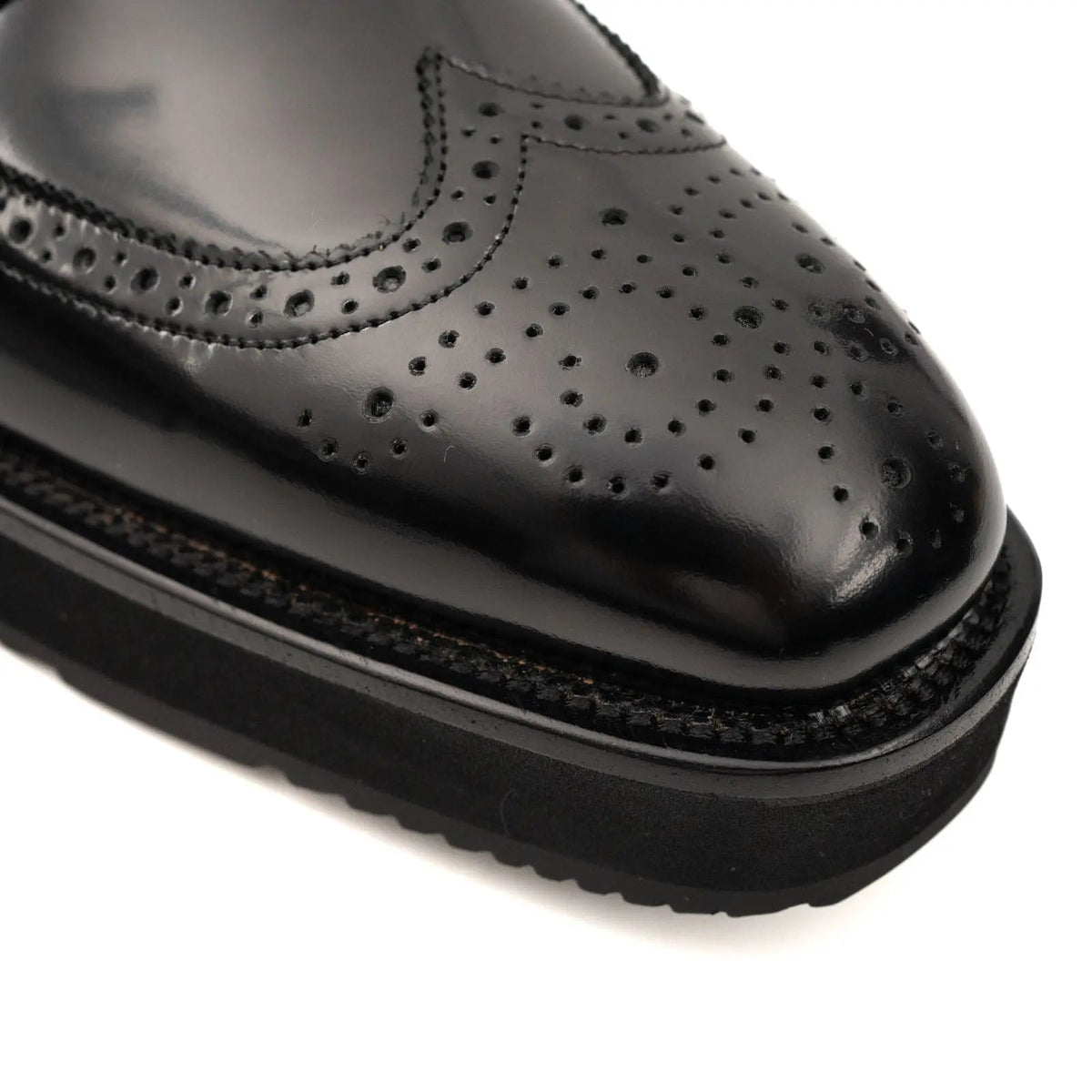 DIVINCH Black Patent Brogue Bootie DIVINCH
