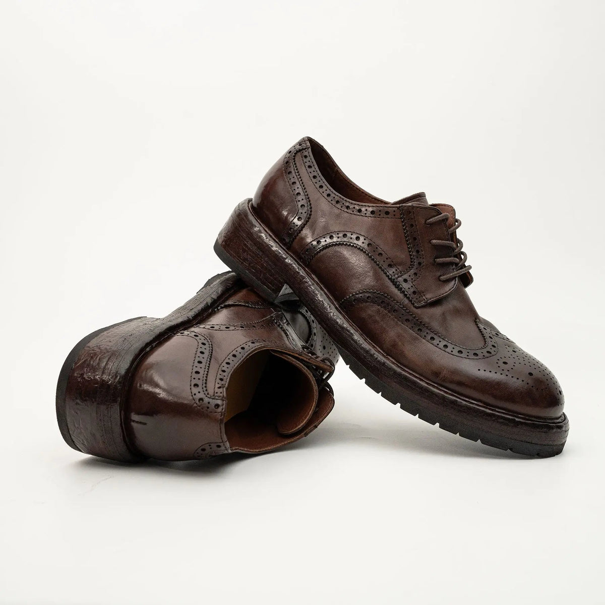 Dark Brown Washed Derby DIVINCH