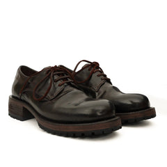 Dark Espresso Horsehide Lug Sole Derby DIVINCH