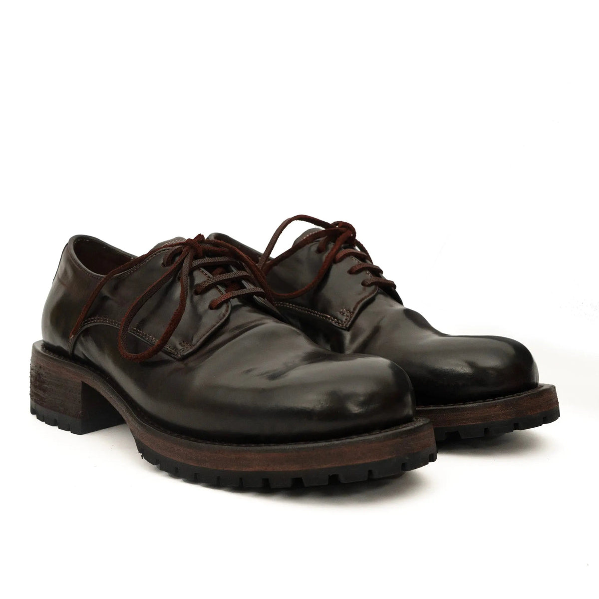 Dark Espresso Horsehide Lug Sole Derby DIVINCH