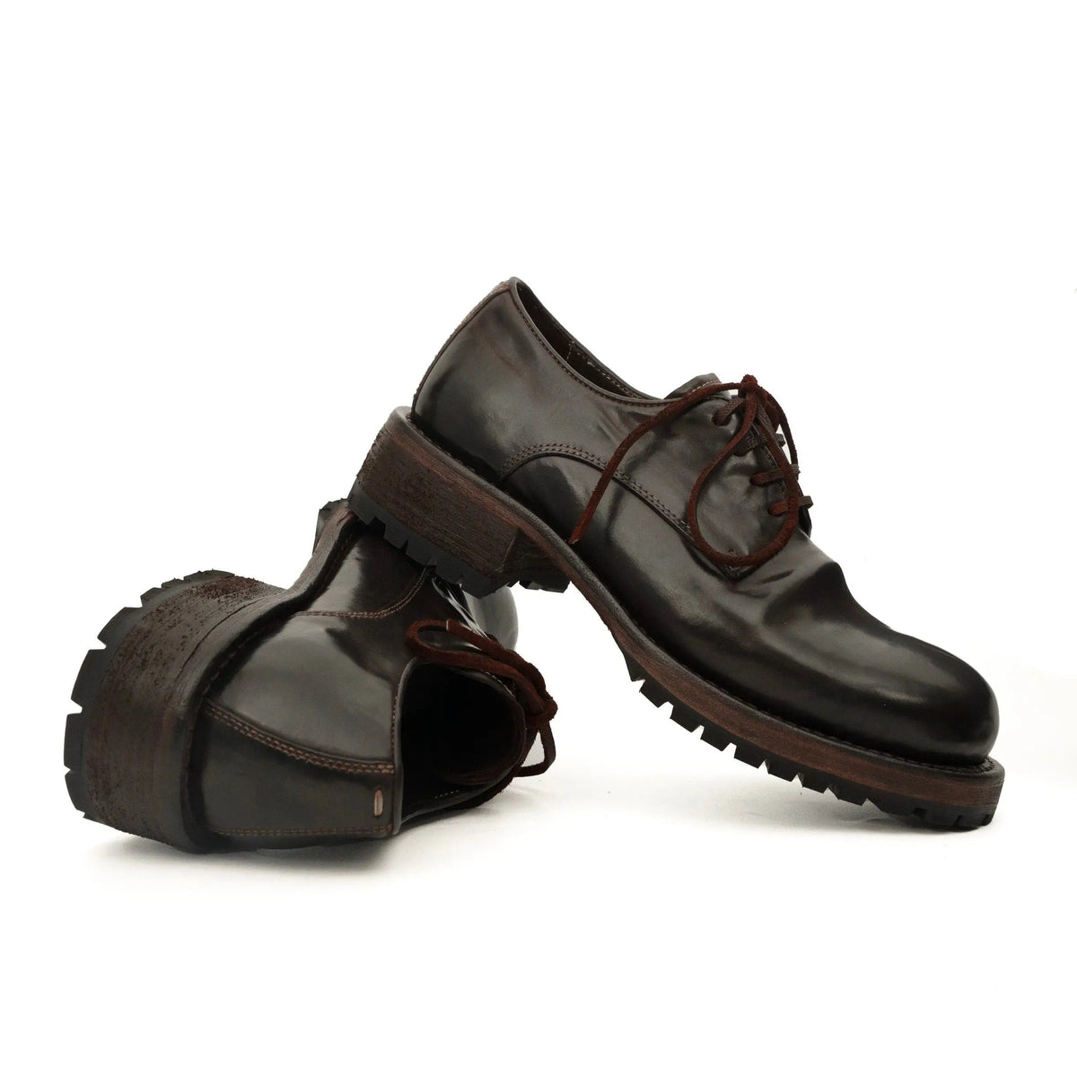 Dark Espresso Horsehide Lug Sole Derby DIVINCH