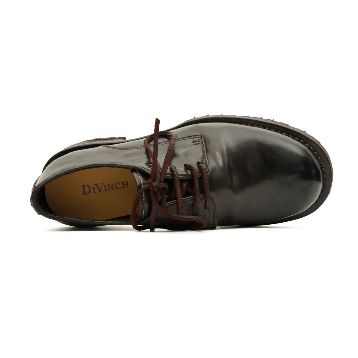 Dark Espresso Horsehide Lug Sole Derby DIVINCH