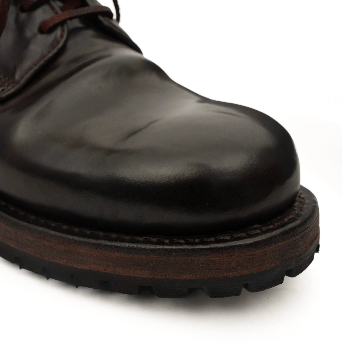 Dark Espresso Horsehide Lug Sole Derby DIVINCH